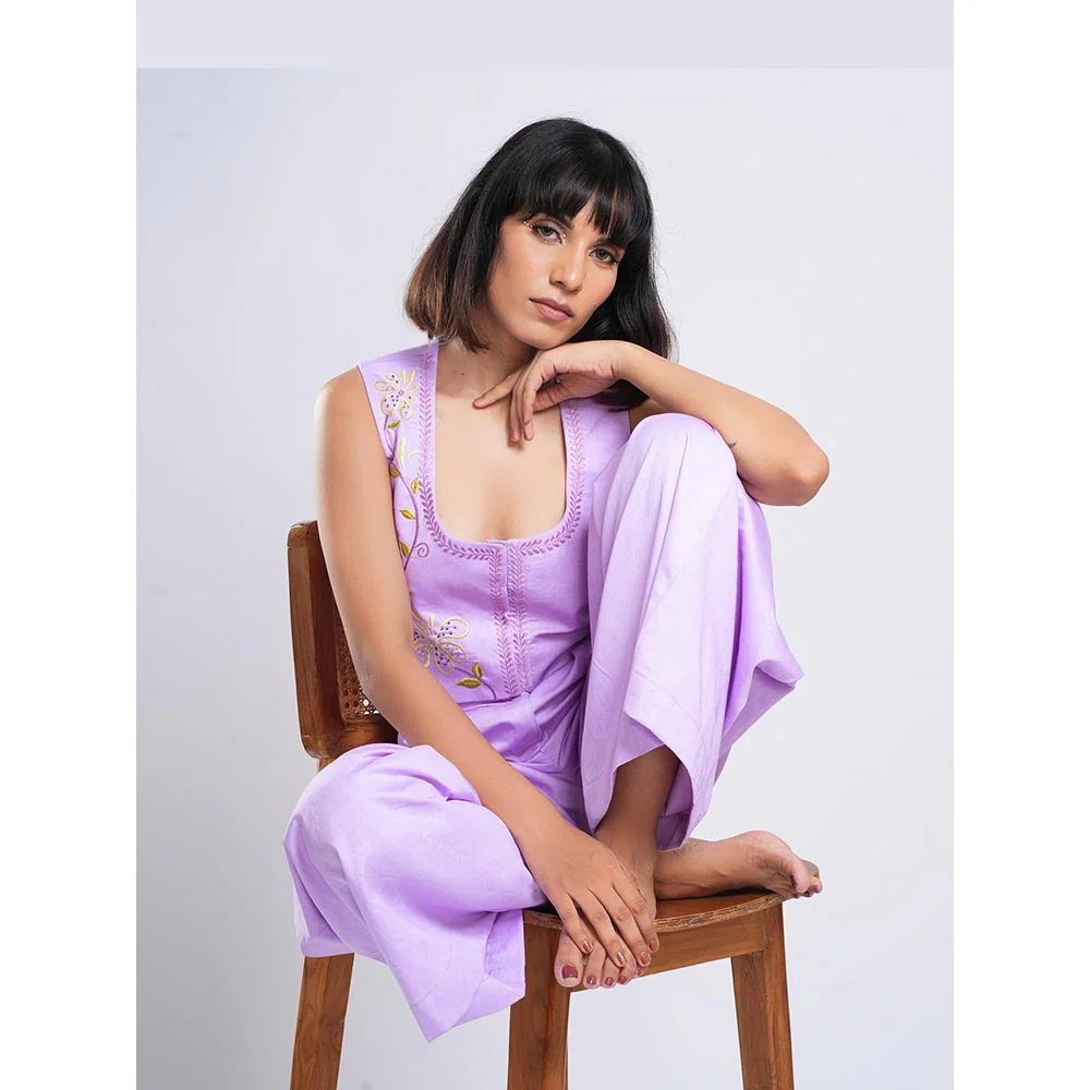 AHI Clothing Dove Co-Ord - Lilac - Image 3