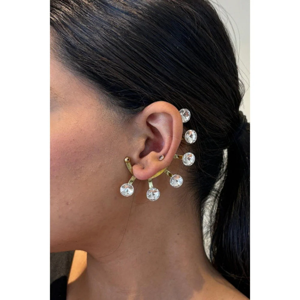 Amreli Jaipur Nirja Polki Earcuffs - Image 2