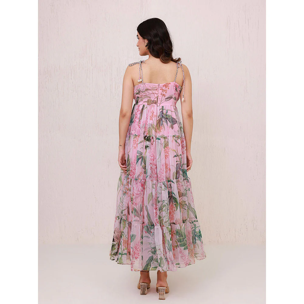 AROOP SHOP INDIA Pink Lily Maxi Dress - Image 2
