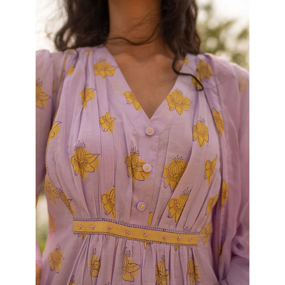 Baise Gaba Lavender Lavender Daffodilly Kurta - Image 3