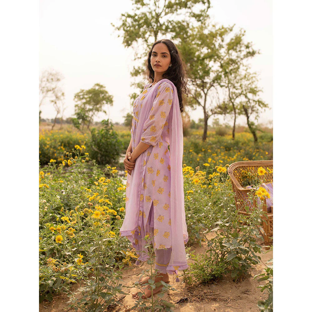 Baise Gaba Lavender Lavender Daffodilly Kurta - Image 4