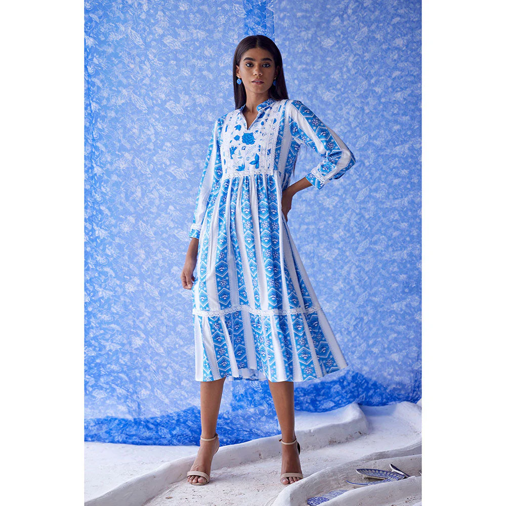 Baise Gaba White Neel Dress - Image 4