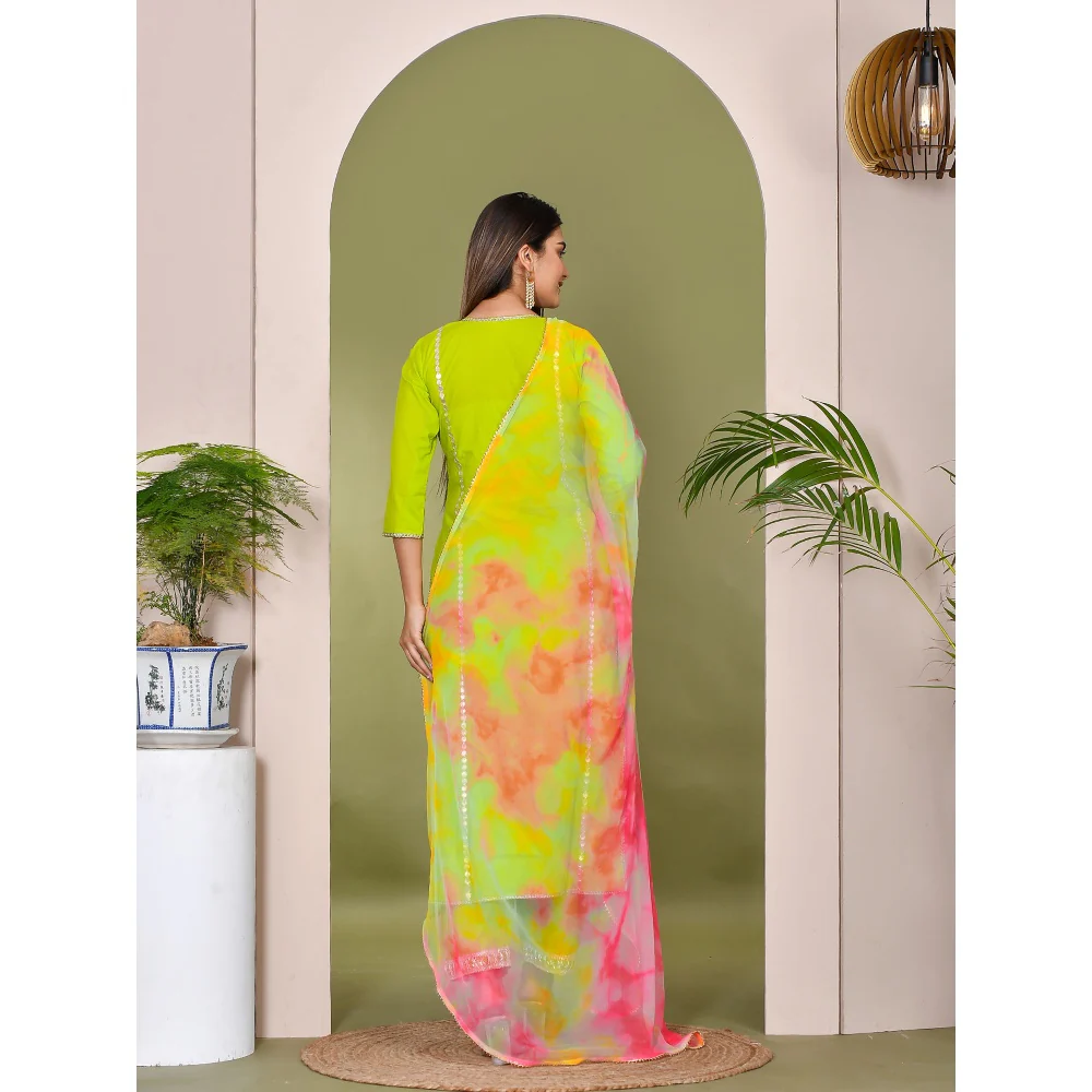 Bannhi by Priyanka Rathore Sirat Gota Patti Suit (Set of 3) - Image 4