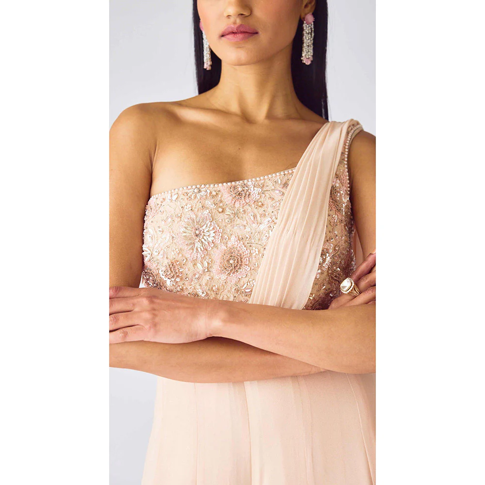 Basanti Kapde aur Koffee The Blush Celeste Embellished Jumpsuit - Image 4