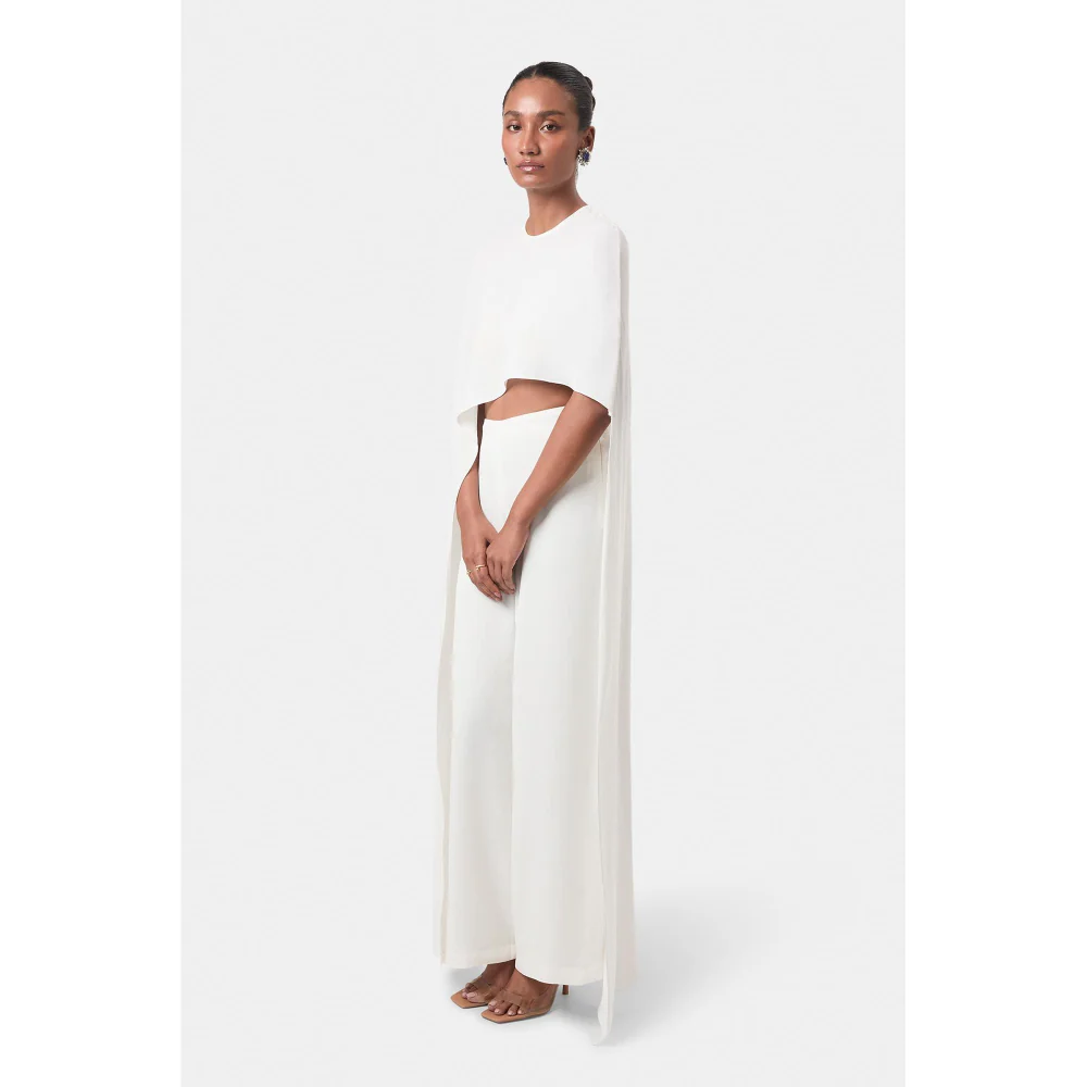 BEYOND Alaia Tailored Pant - White - Image 4