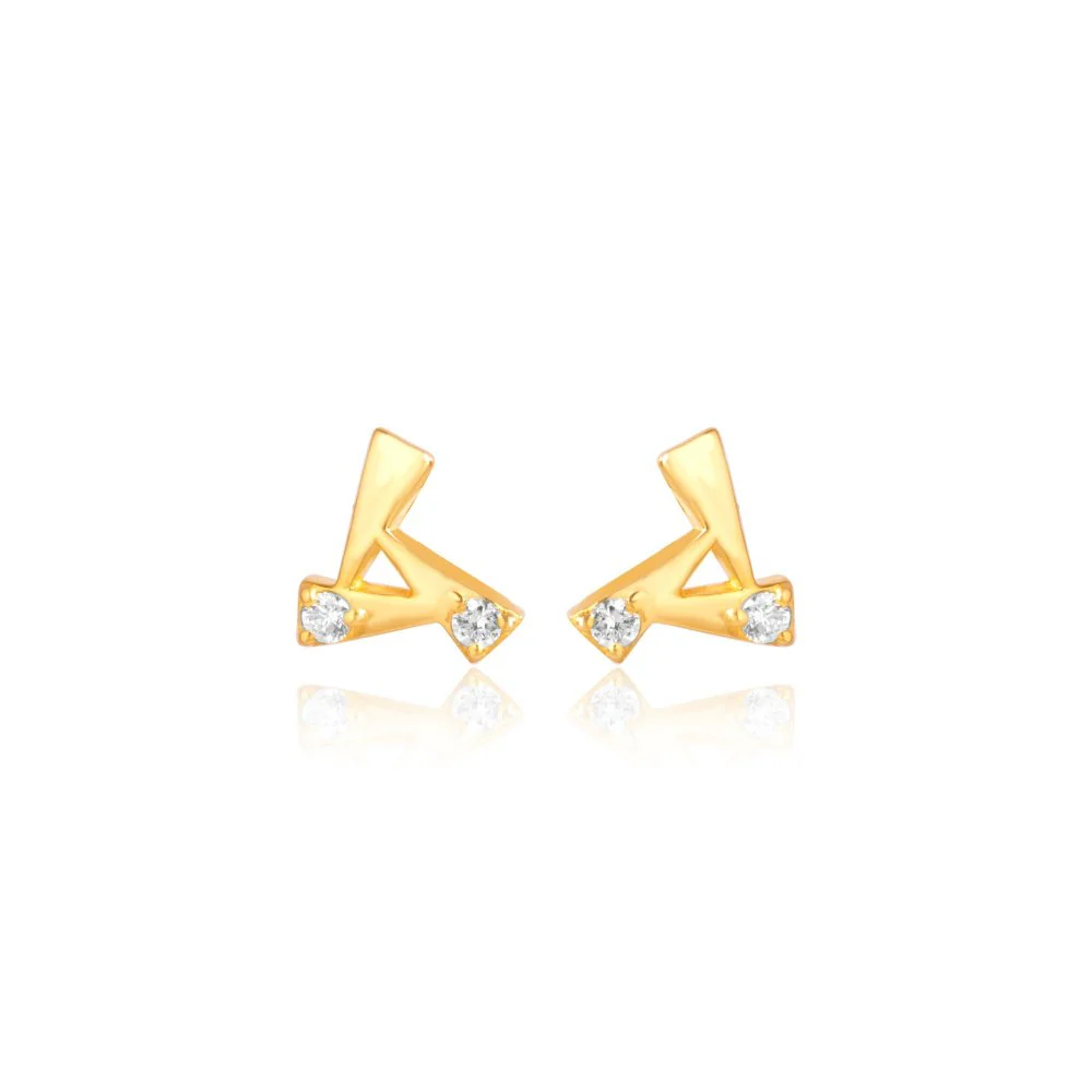 Bijou Co. Gale Lab Grown Diamond Studs - White