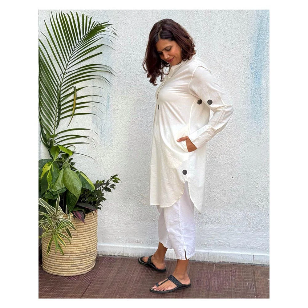 Chidiyaa Dilafza Block Printed Cotton Kurta - Image 2