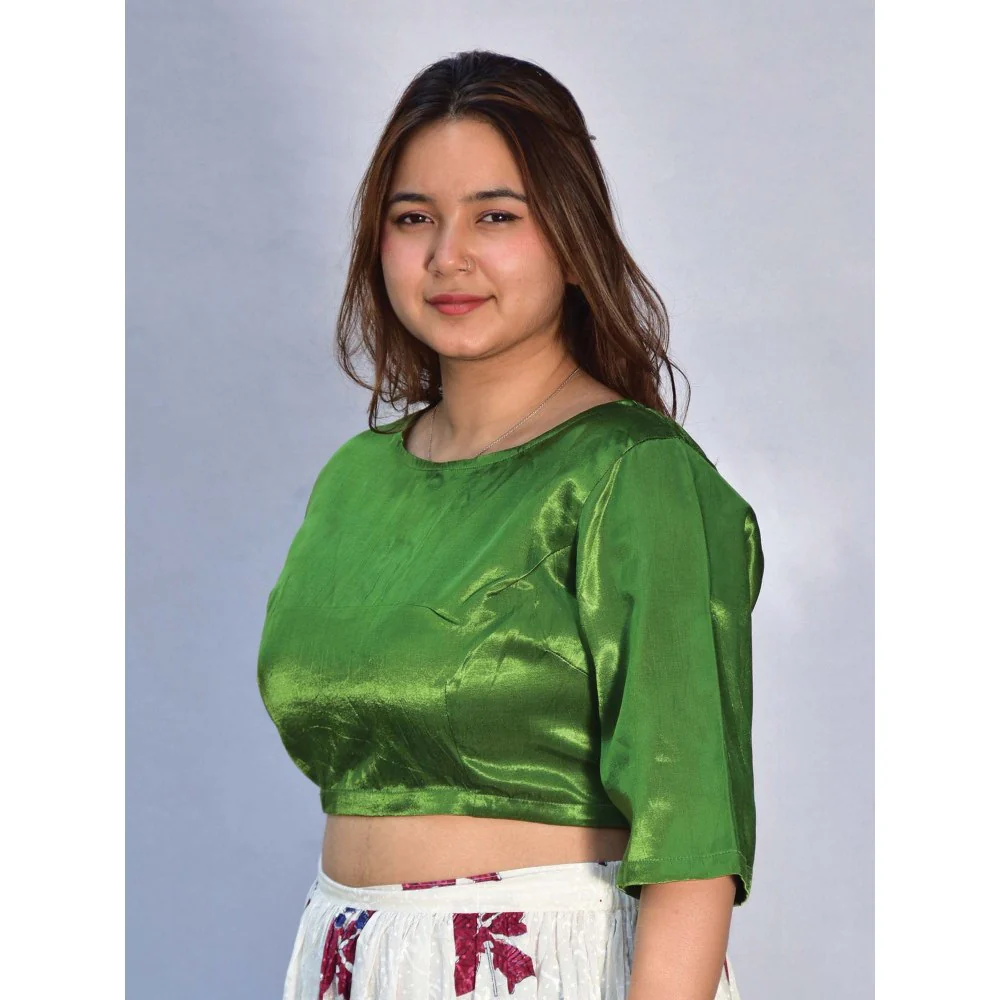 Chidiyaa Grace Mashru Silk Blouse - Image 3