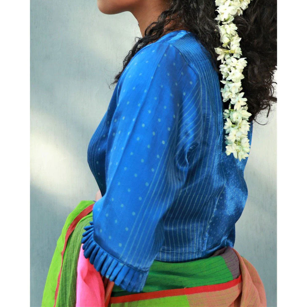Chidiyaa Gurneet Mashru Silk Blouse - Image 2