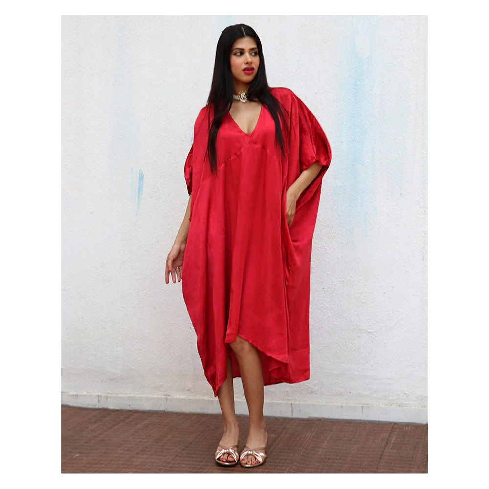 Chidiyaa Marina Modal Silk Kaftan - Image 2