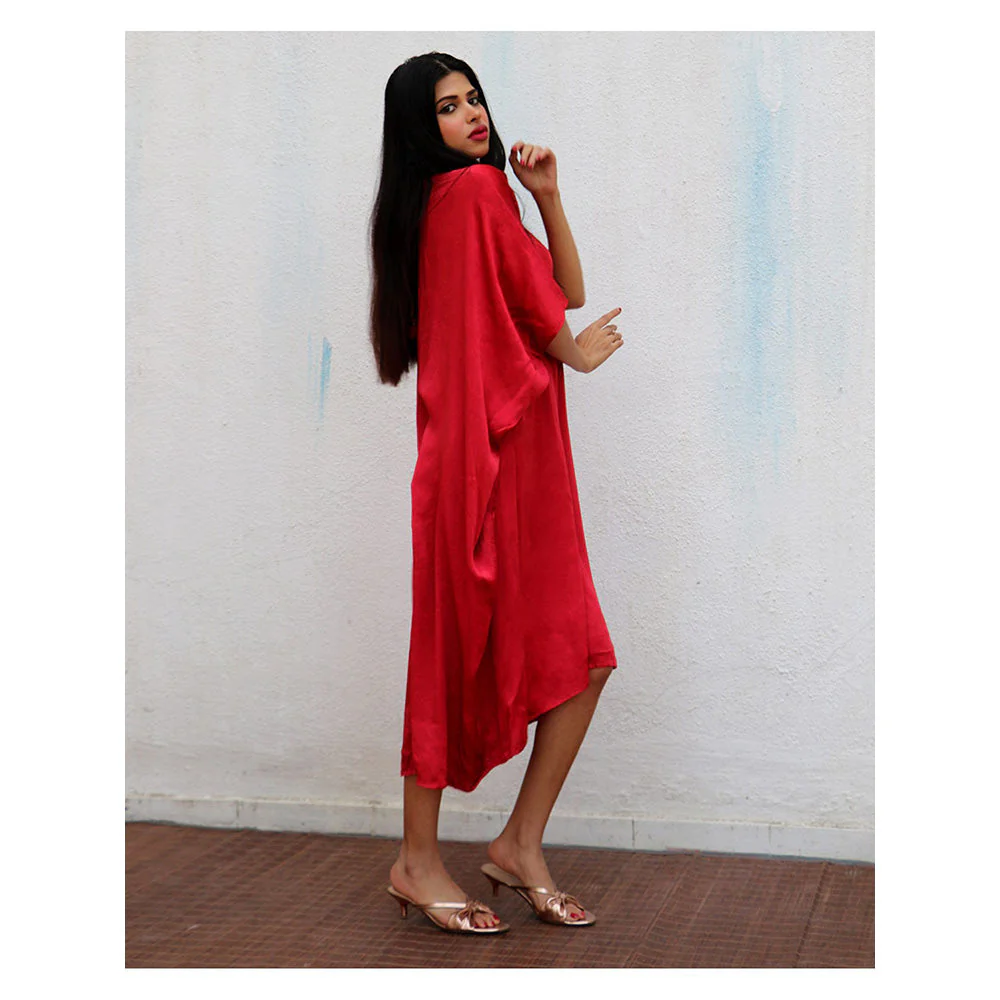Chidiyaa Marina Modal Silk Kaftan - Image 5