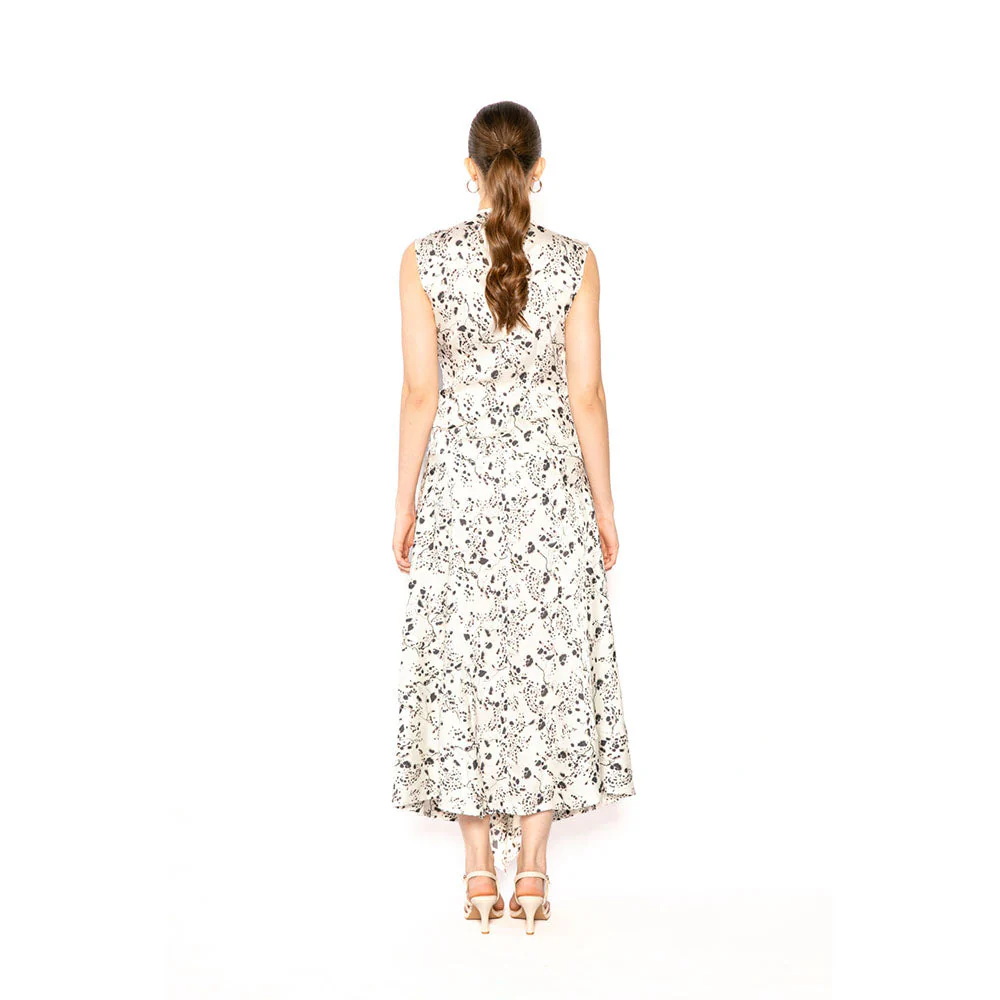 Contemponari Women Lycra Printed White Top - Image 4
