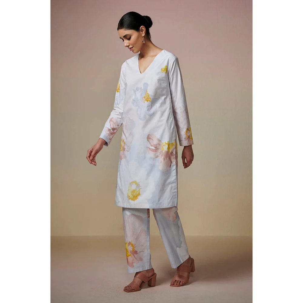 Dressfolk Powder Blue Cotton Co-Ord (Set of 2) - Image 2