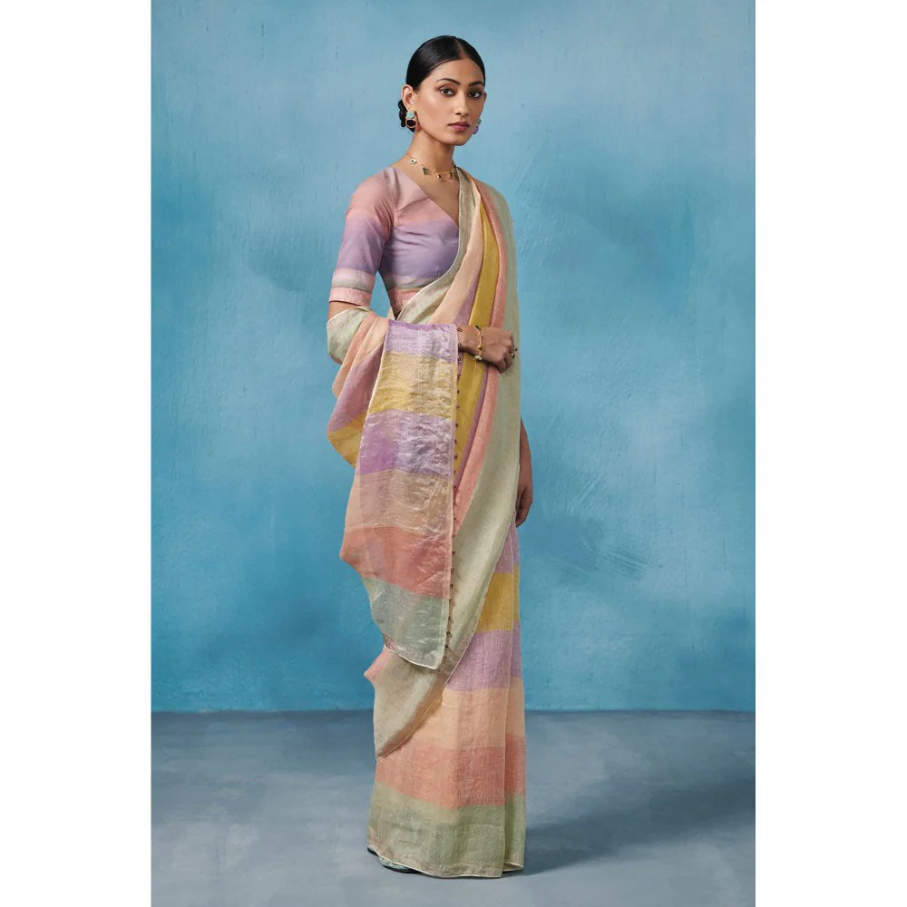 Dressfolk Serein Handloom Sarees without Blouse - Image 2