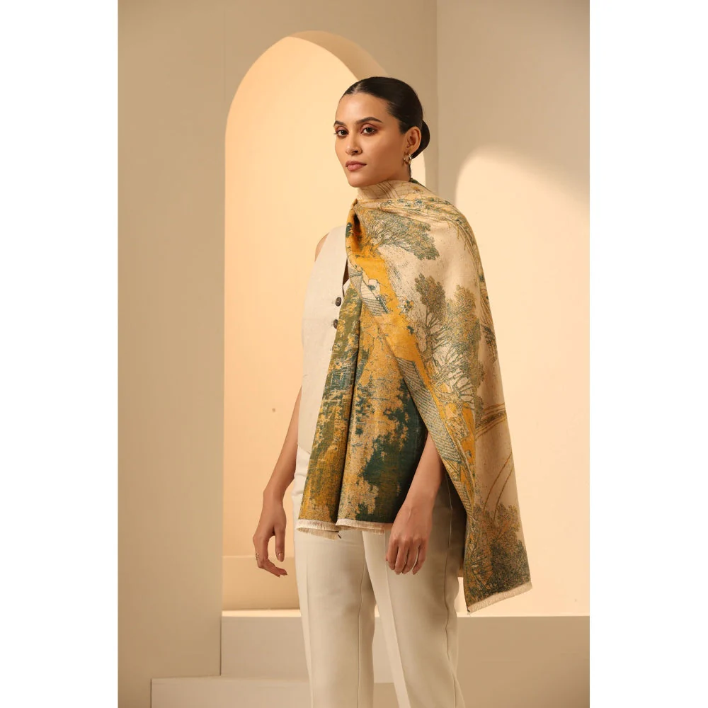 Dusala India Evlyn Cashmere Stole - Image 4