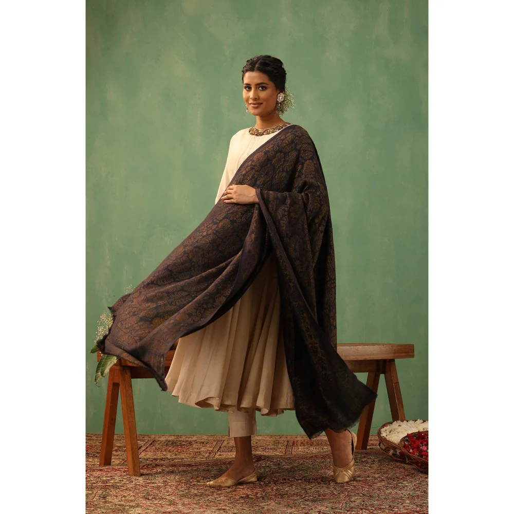 Dusala India Oviya Cashmere Shawl - Image 3
