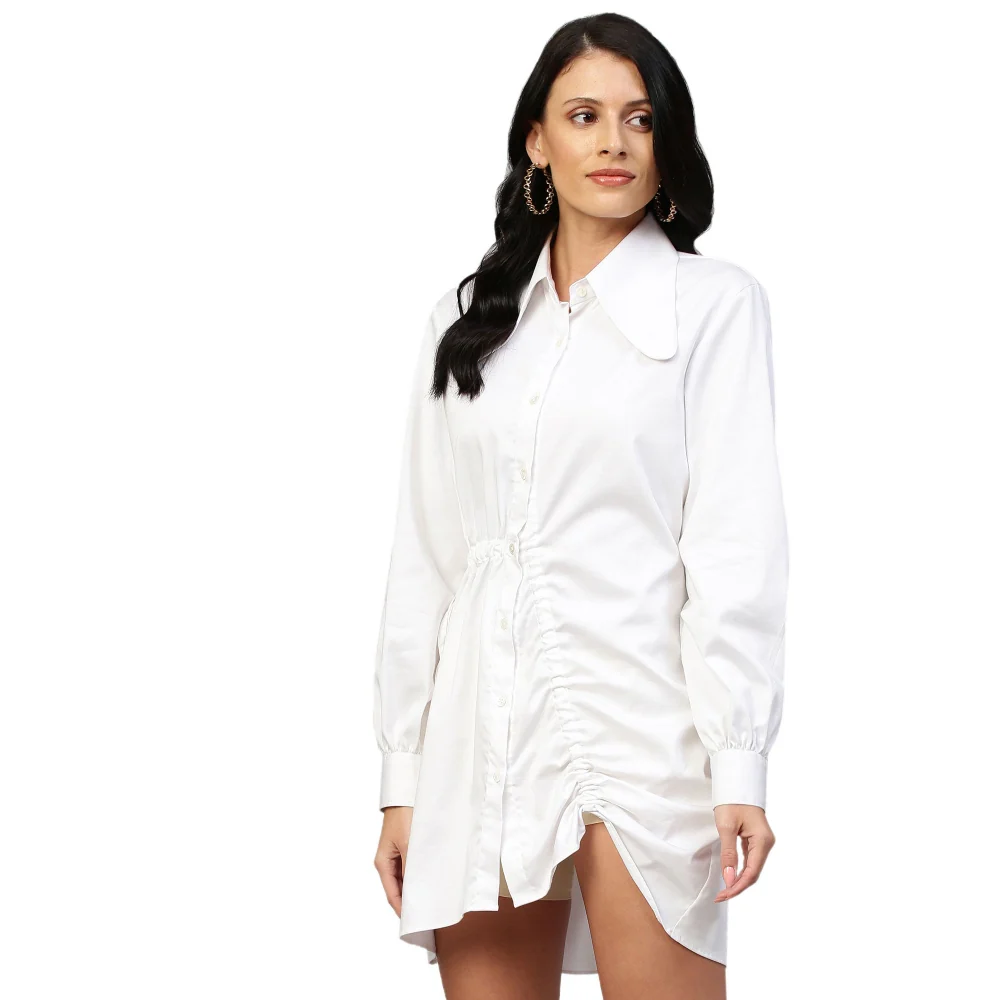 Echke Asymmetric Top With Long Collars - Image 3