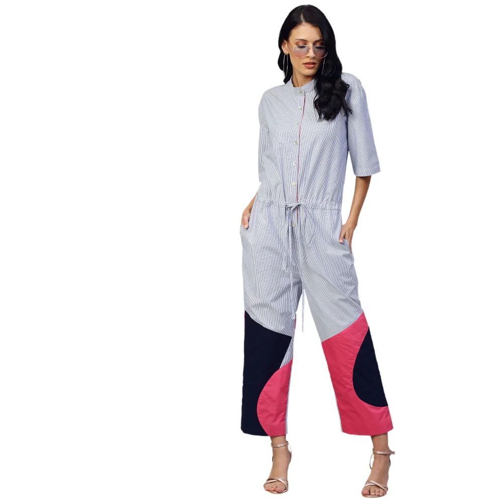 Echke Jumpsuit With Tie-Up Feature - Image 2