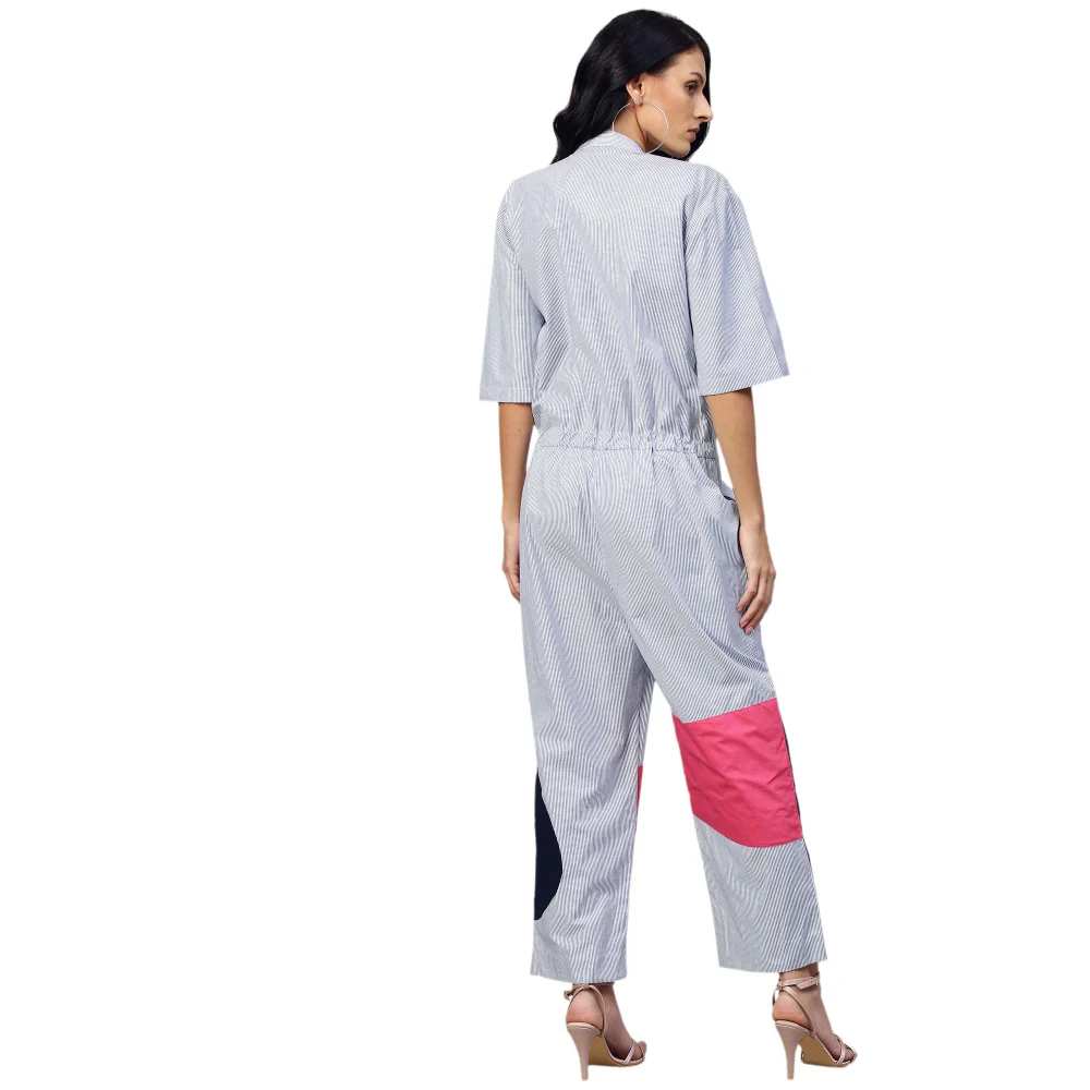 Echke Jumpsuit With Tie-Up Feature - Image 5