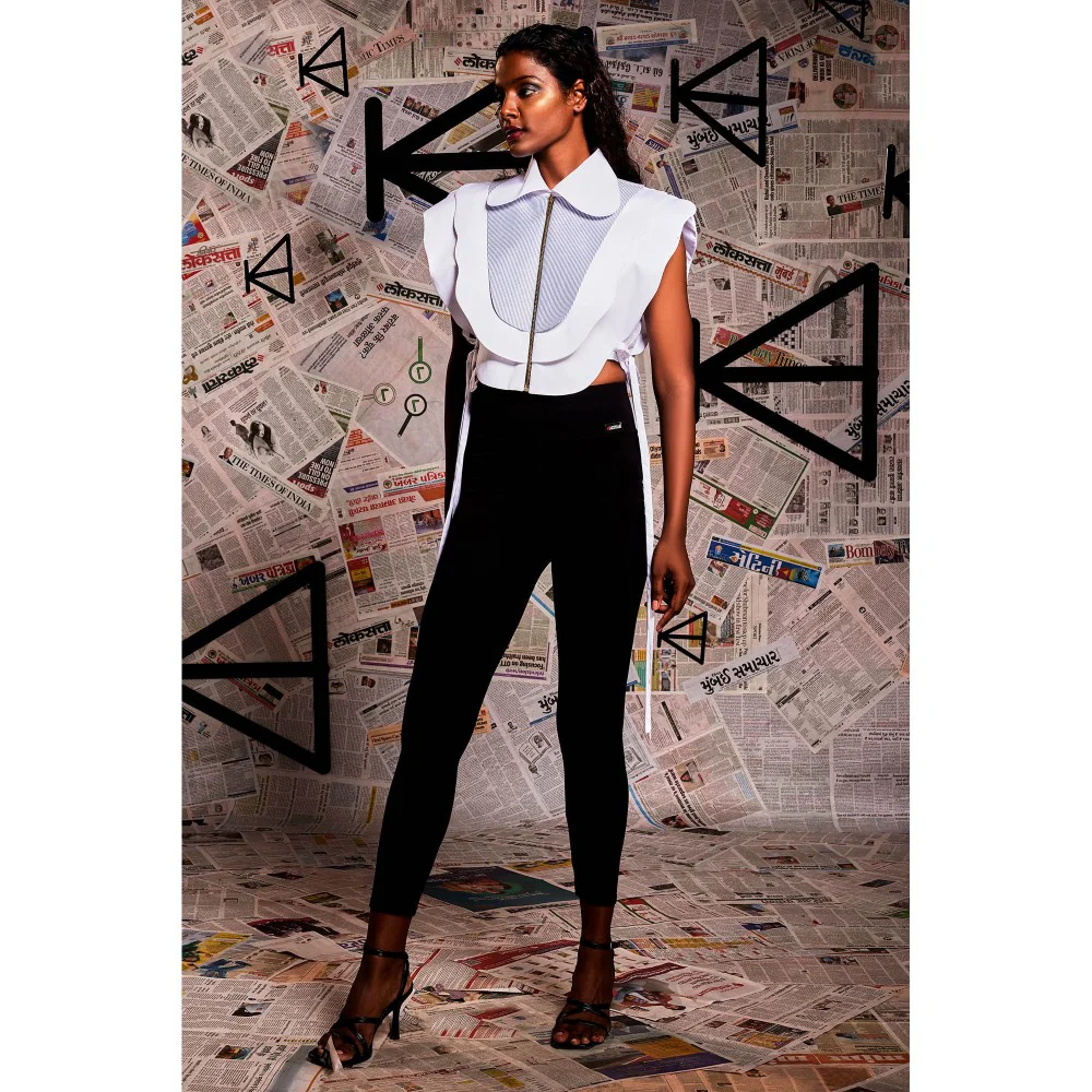 Echke Scalps Layered Feature Crop Top - Image 3