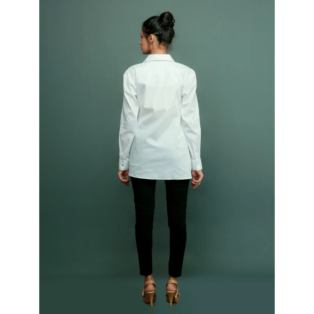 Echke Shirt With Tie-Up Feature - Image 2