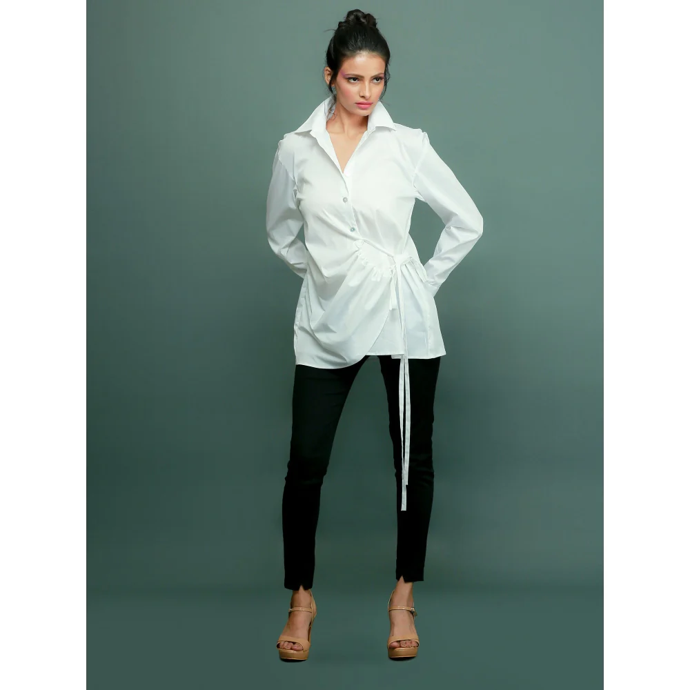 Echke Shirt With Tie-Up Feature - Image 3