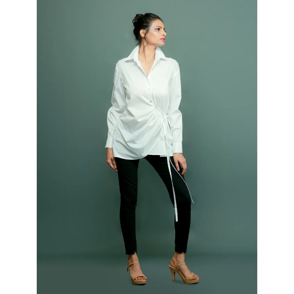 Echke Shirt With Tie-Up Feature - Image 4