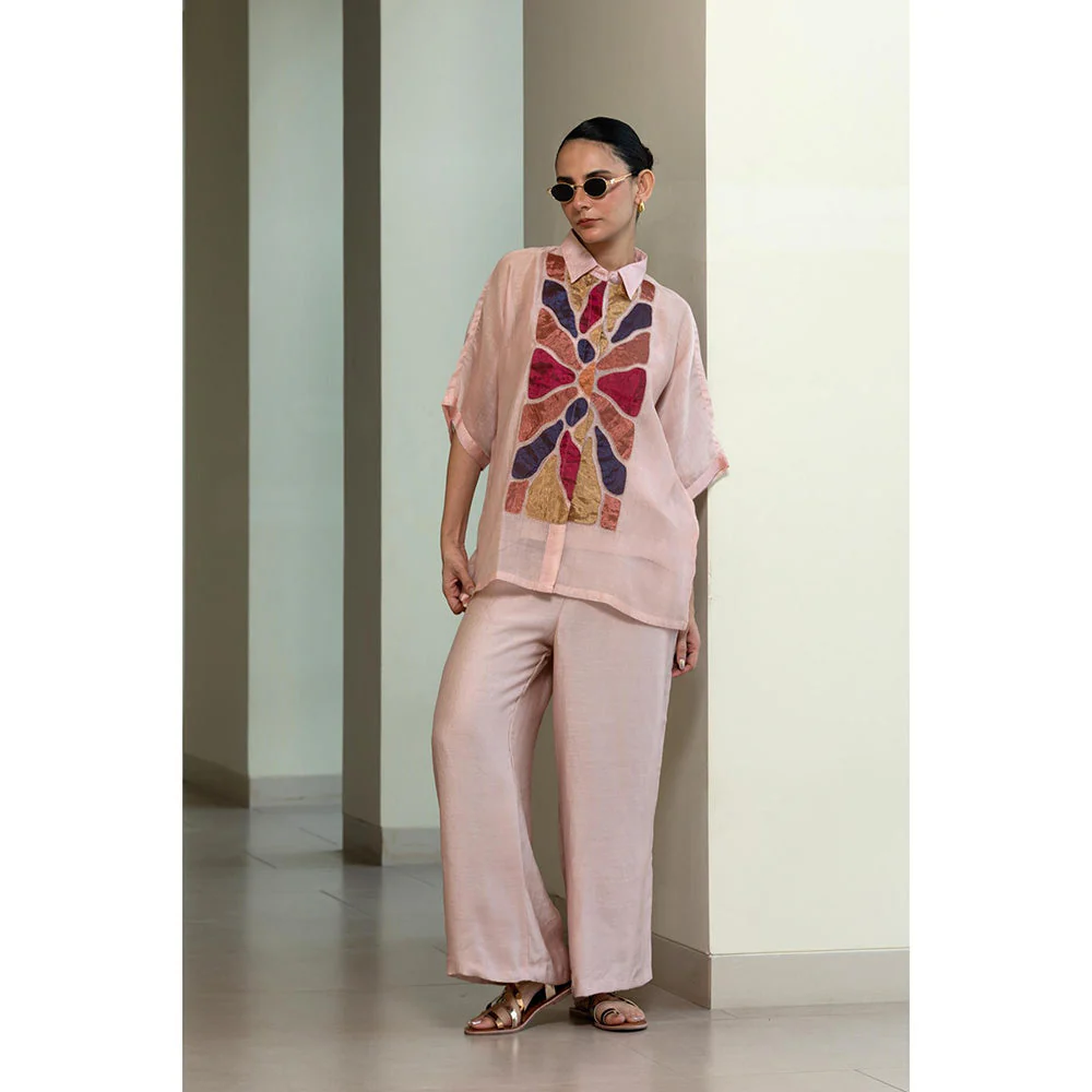 EEDA Off White Full Patch Shirt With Slip - Off-White - Image 6