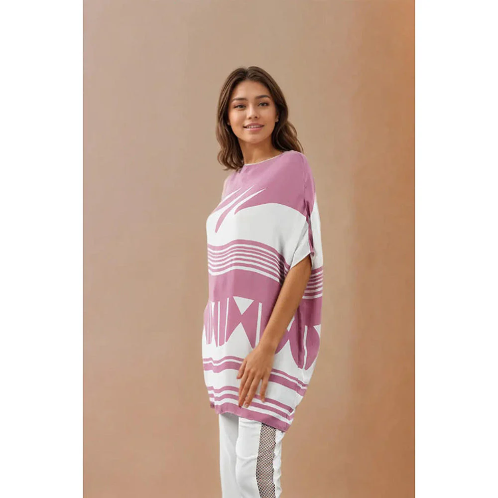 Fawn 24 Pink Pixel Top