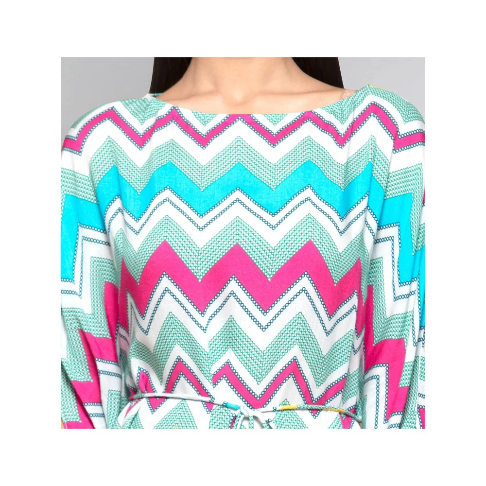 First Resort by Ramola Bachchan Multi Colour Dress - Image 4