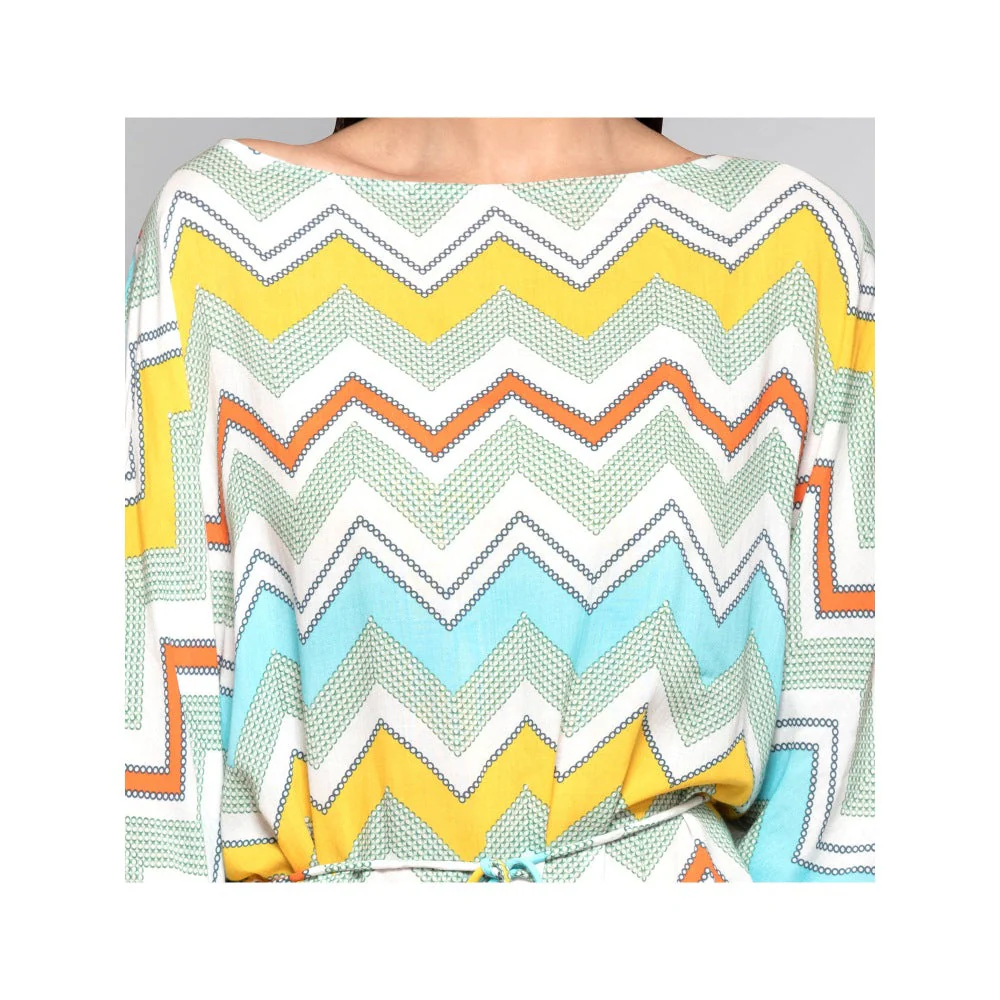 First Resort by Ramola Bachchan Multi Colour Dress - Image 4