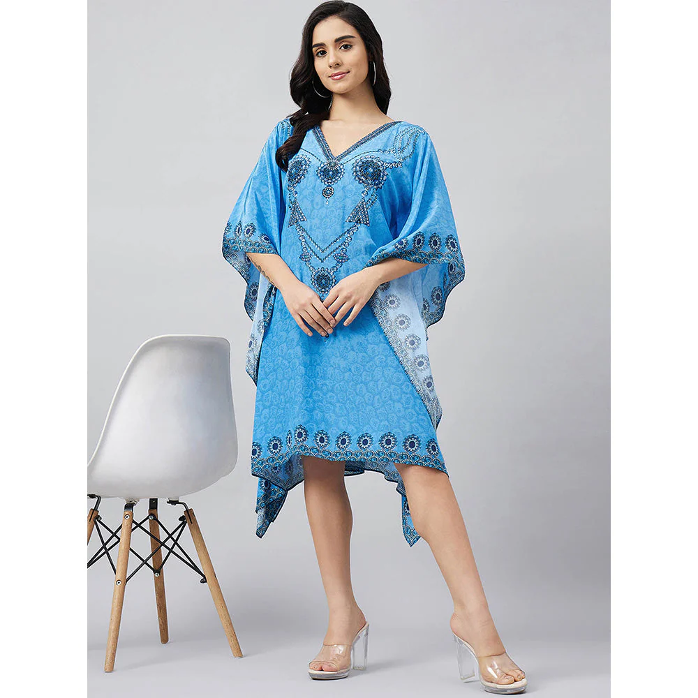 First Resort by Ramola Bachchan Pearl Kaftan Dress