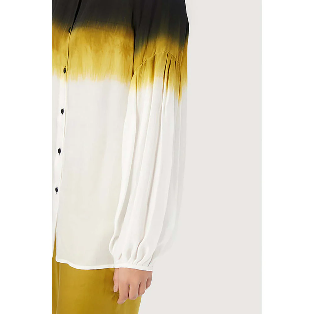 Genes Lecoanet Hemant Easy Fit Button-Up Shirt With Pleated Sleeves - Image 6