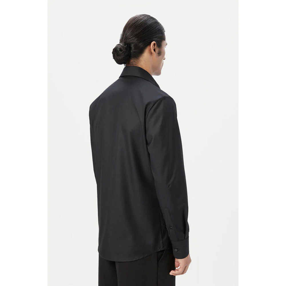 Genes Lecoanet Hemant Regular Fit Button-Up Shirt With Beads Embroidery Placement - Image 4