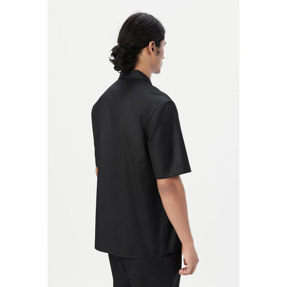 Genes Lecoanet Hemant Relaxed Fit Half Sleeve Shirt With Beads Embroidery - Image 4