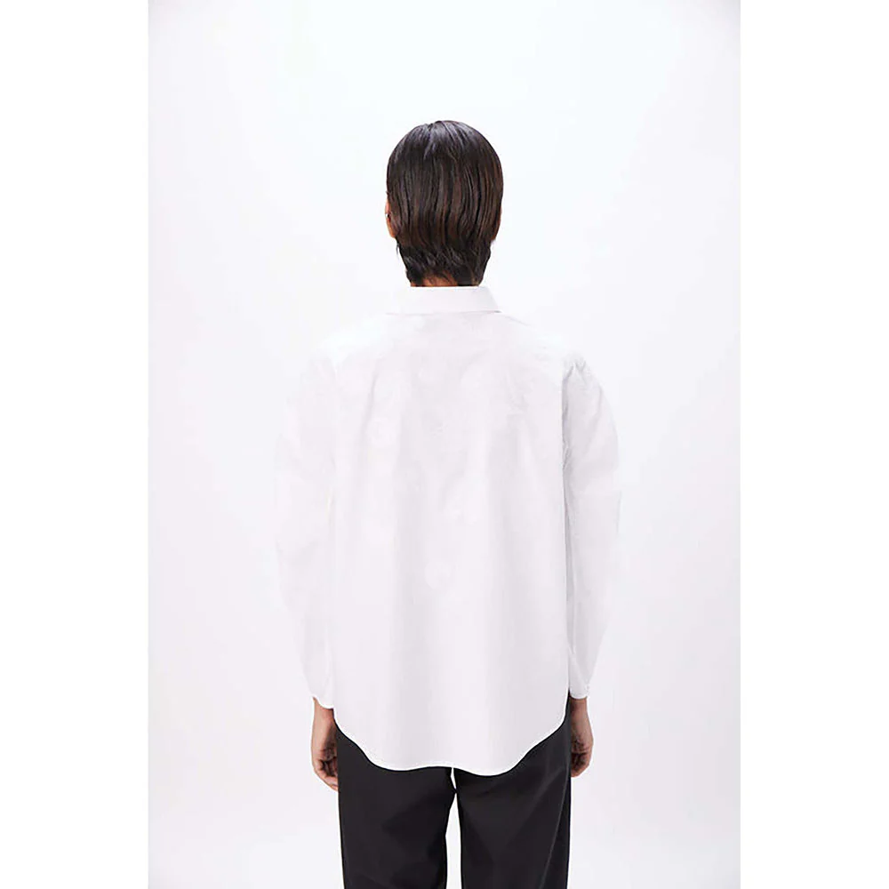Genes Lecoanet Hemant Straight Fit Shirt With Soft Rounded Sleeves - Image 6