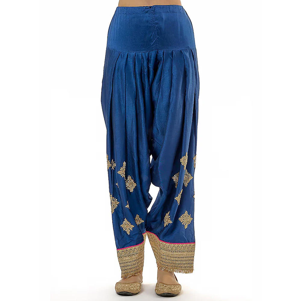 Gopi Vaid Blue Surbhi Kurta Salwar and Dupatta - Image 3