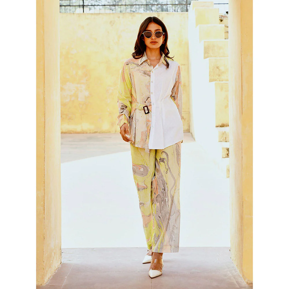Gulaal White Mirage Co-Ord (Set of 2) - Image 7