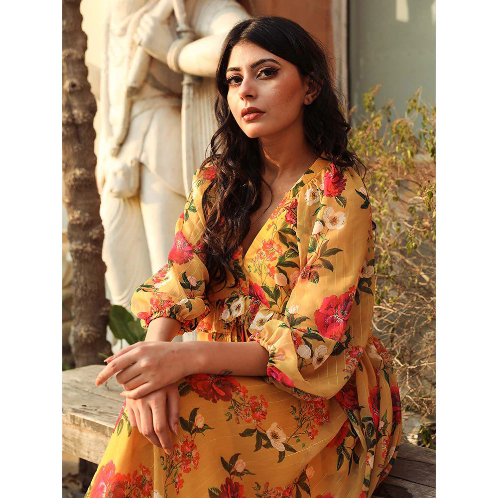 Gulabo Jaipur Ruby Yellow Dress - Image 7