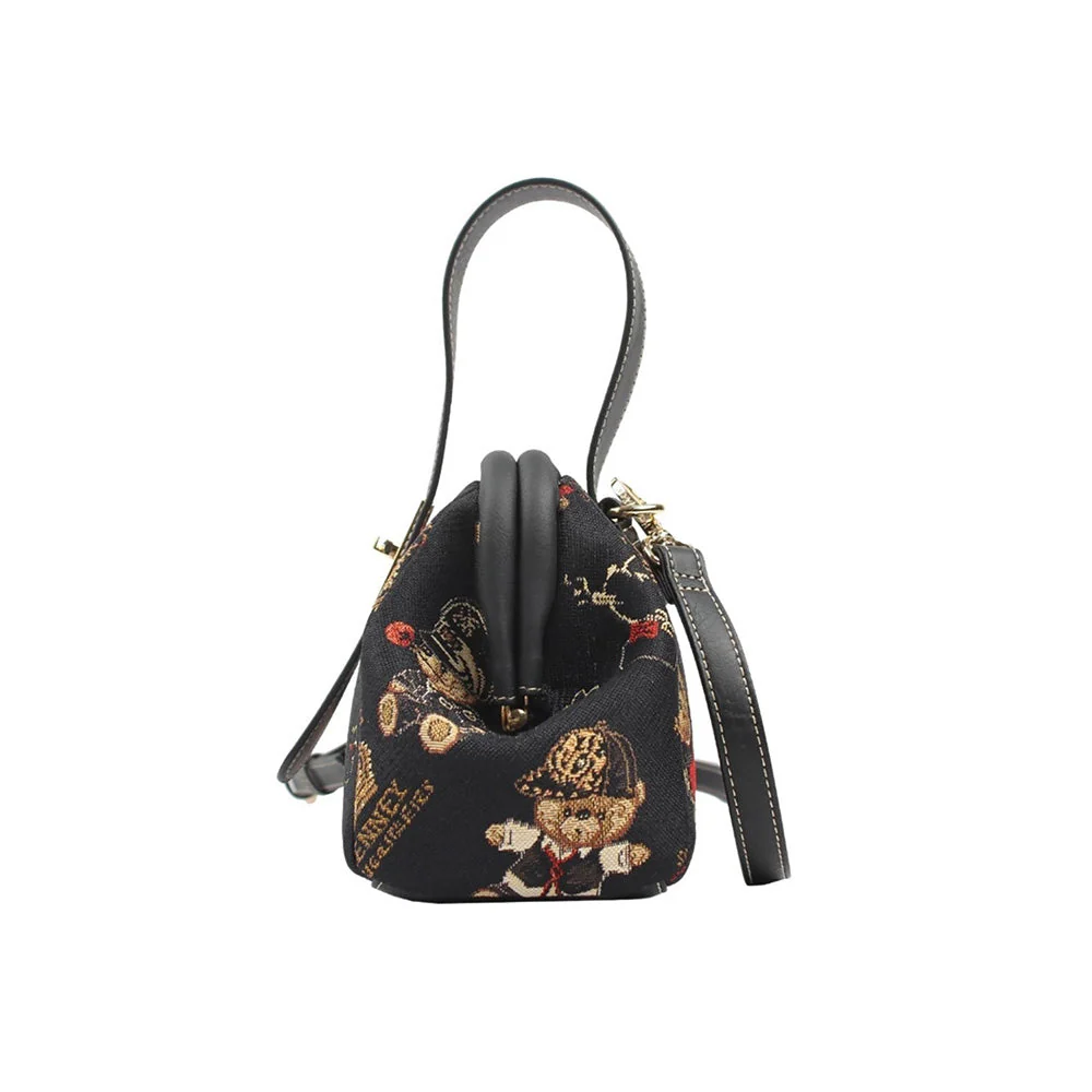 HENNEY BEAR Crown Bear Sling Bag with Detachable Strap - Image 2