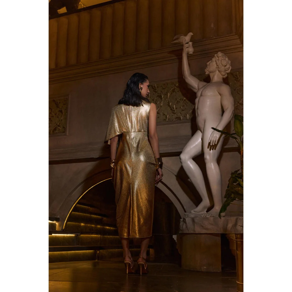 House of Fett Golden Aura Gown - Image 4