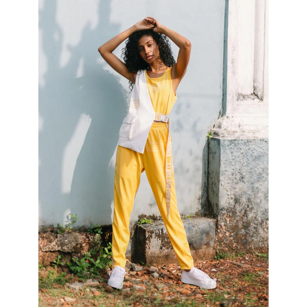 House of Fett Viva Crop Top - Yellow - Image 6