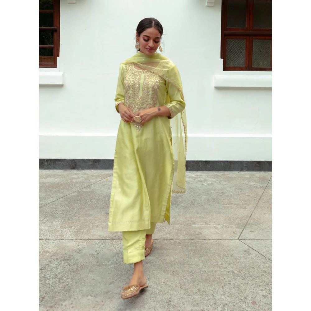 House Of Muher Amora Green Suit Set (Set of 3) - Image 6