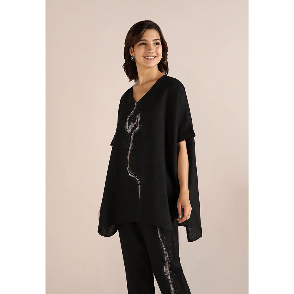 Kaveri Body Line Square Co-ord-Black (Set of 2) - Image 4