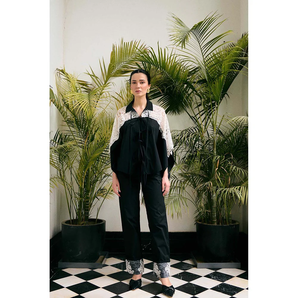 Kay Kay BY KKHUSHI SAHAII NY raze Black Co-Ord Set
