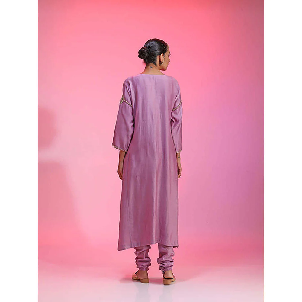 Kudi Pataka Designs Lajjo/Li Kurta with Churidar and Dupatta - Image 3