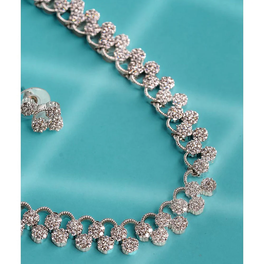 Label Ruby White Heritage Gold-Plated Jewellery Set - Image 3