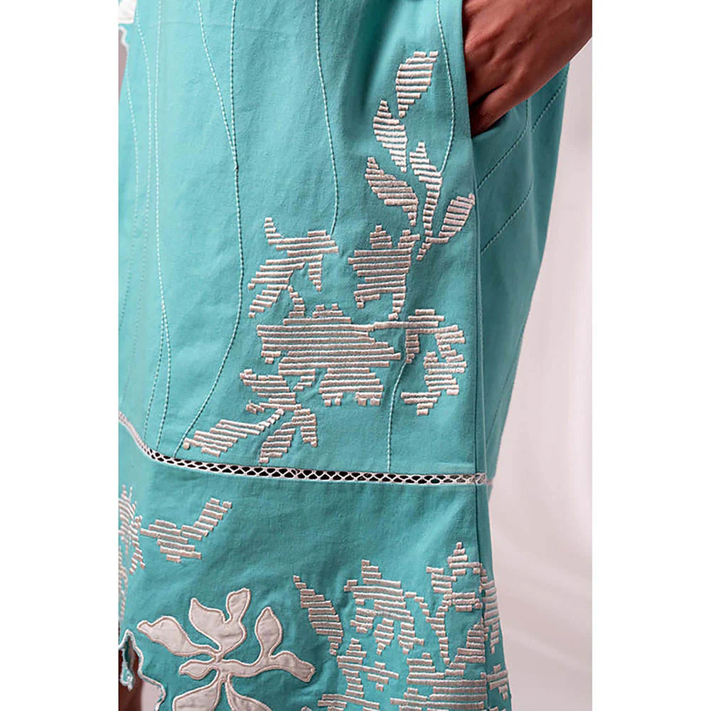 MADDER MUCH Mason - Sea Green Short Dress - Image 3