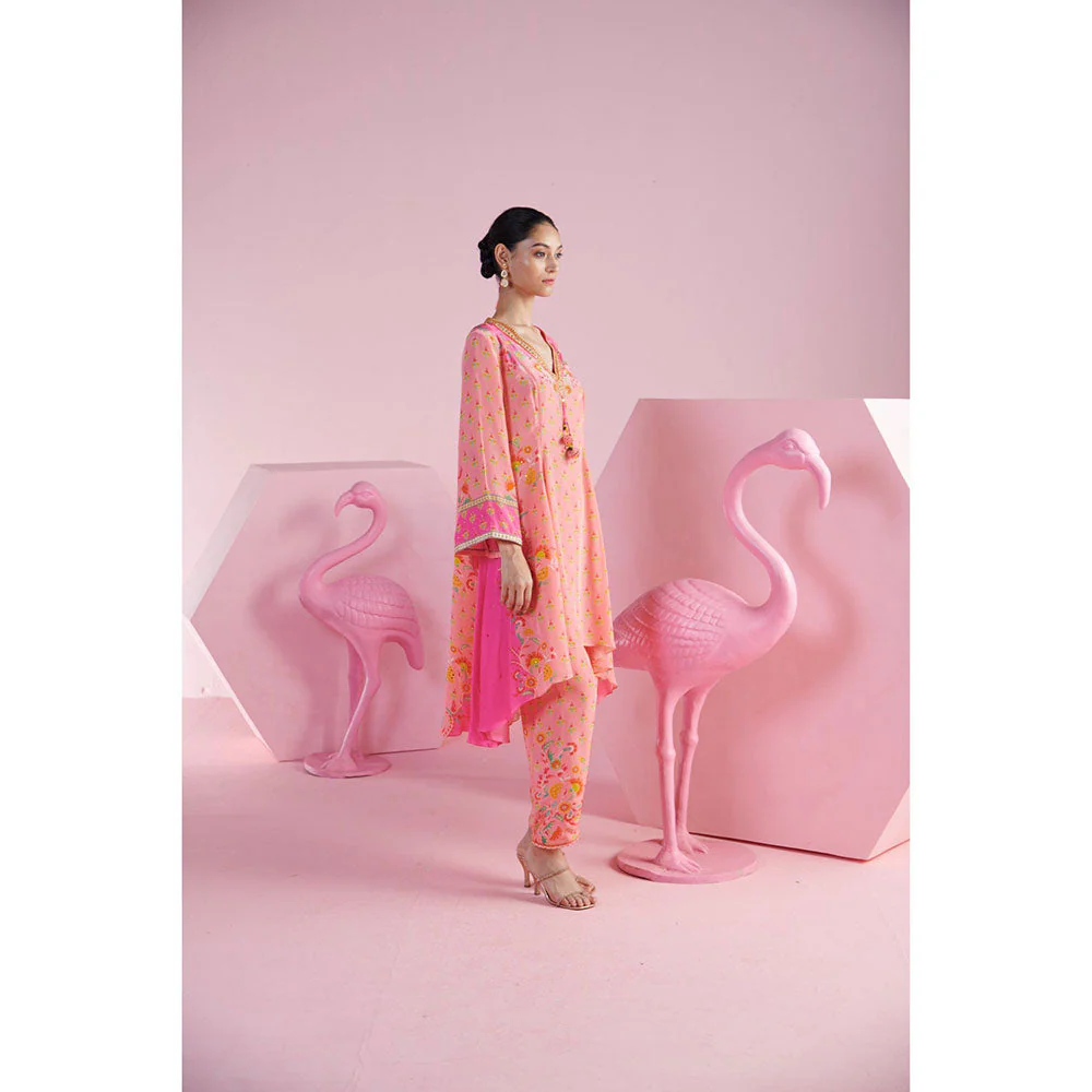 MANDIRA WIRK Women'S Aseem Floral Kurta and Pant (Set of 2) - Image 3