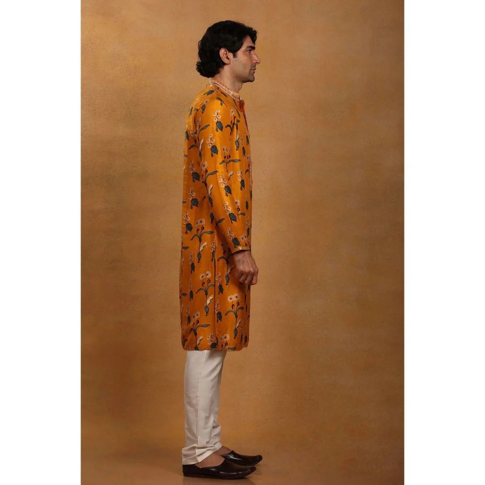 Masaba Mustard Spring Blossom Kurta - Image 2